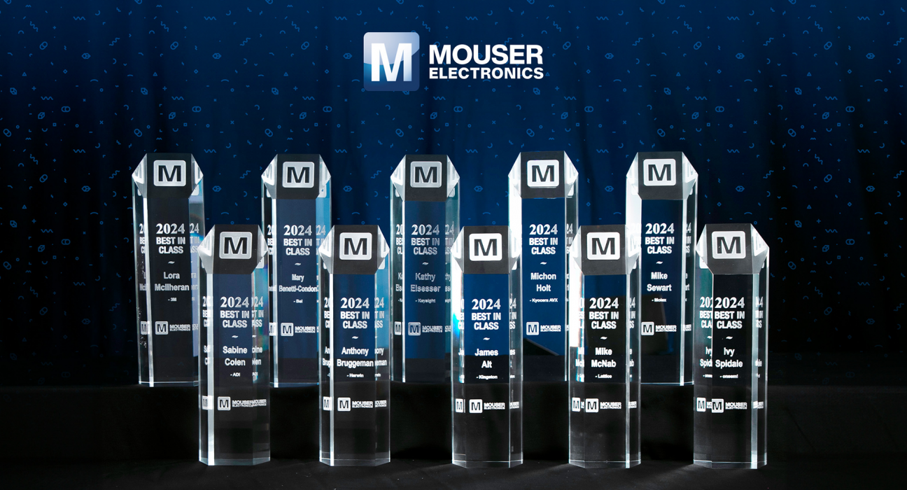 Mouser Electronics celebrates 2024 Best-in-Class