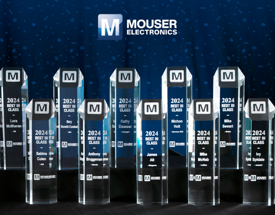 Mouser Electronics celebrates 2024 Best-in-Class