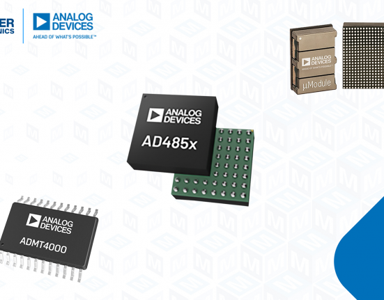 Mouser stocking wide selection of Analog Devices solutions