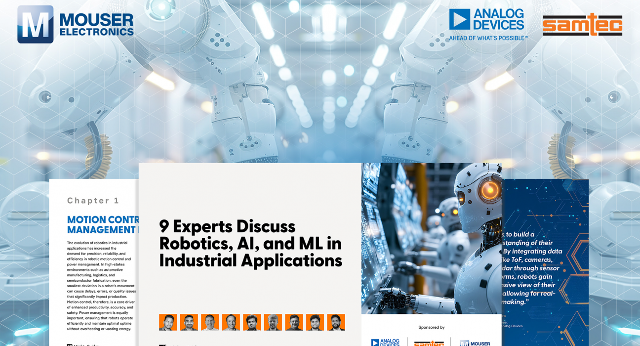 Mouser delivers perspectives on robotics, AI, and ML