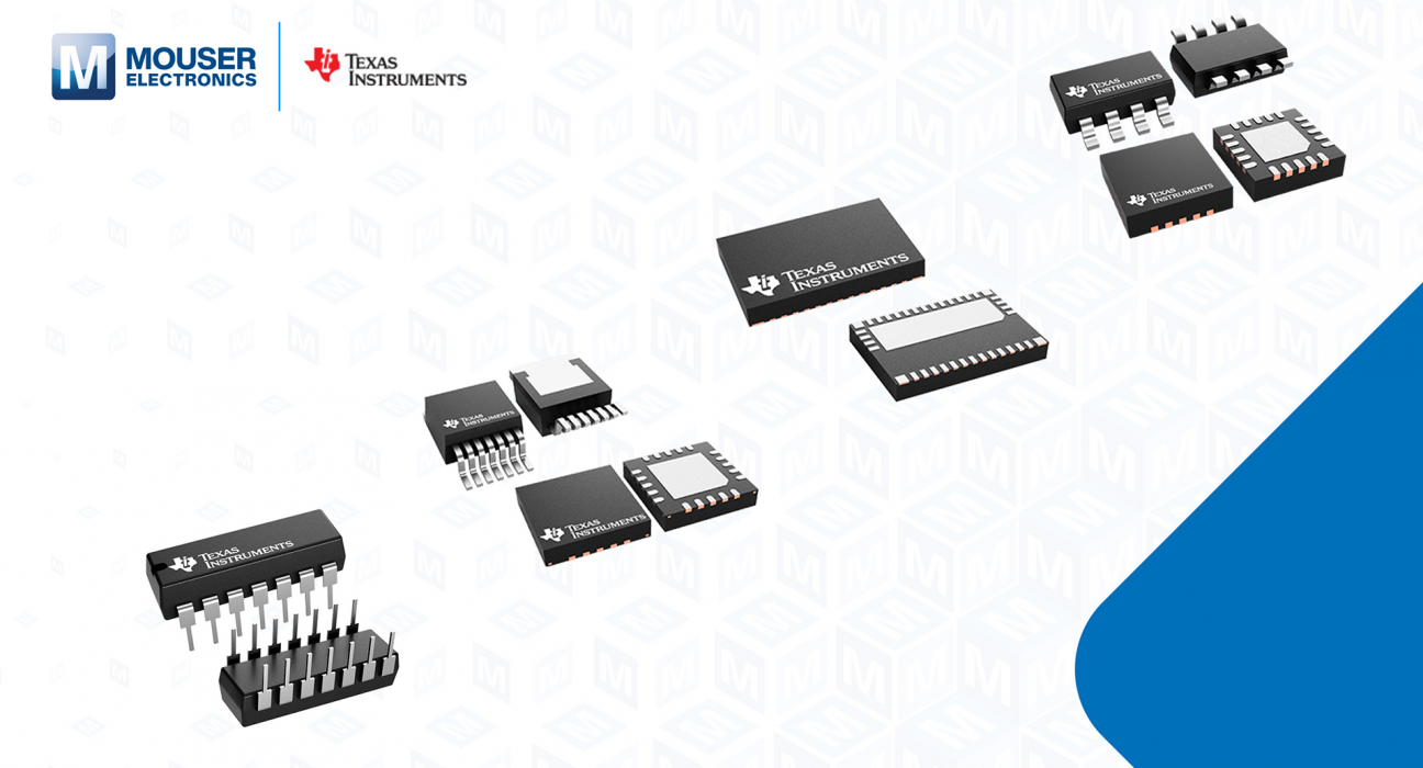 Mouser Electronics stocks wide selection of TI products