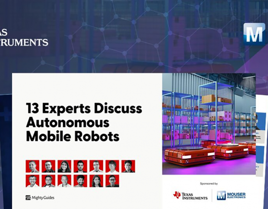 Mouser and TI team up on autonomous mobile robots e-book