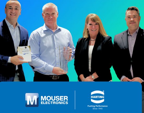 Mouser receives top global distributor awards from HARTING
