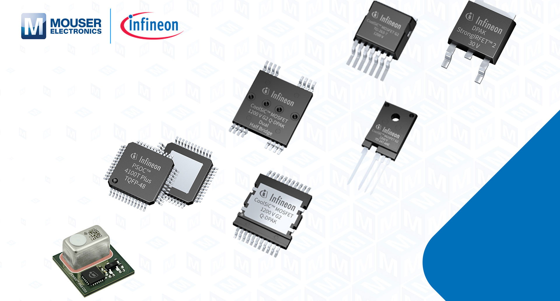 Mouser offers wide portfolio of products from Infineon