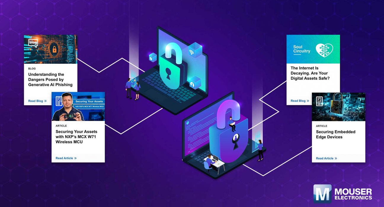 Mouser provides design engineers with digital defence knowledge