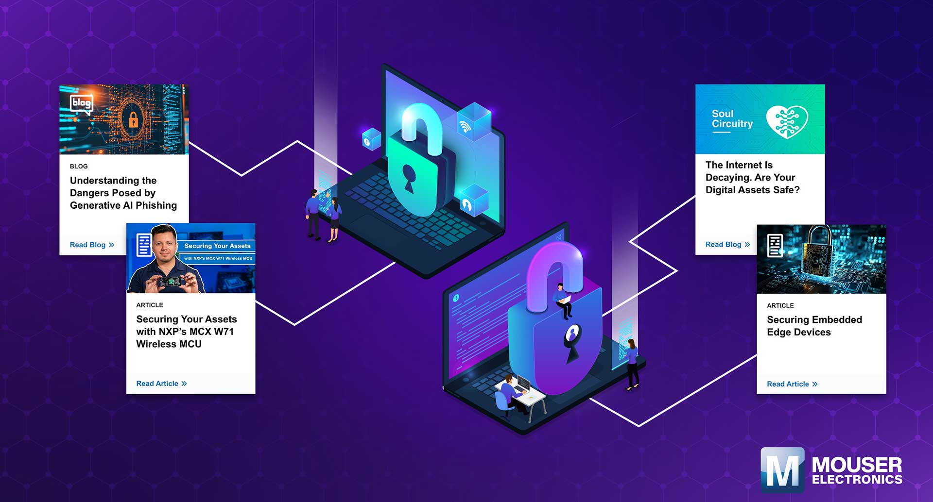 Mouser provides design engineers with digital defence knowledge