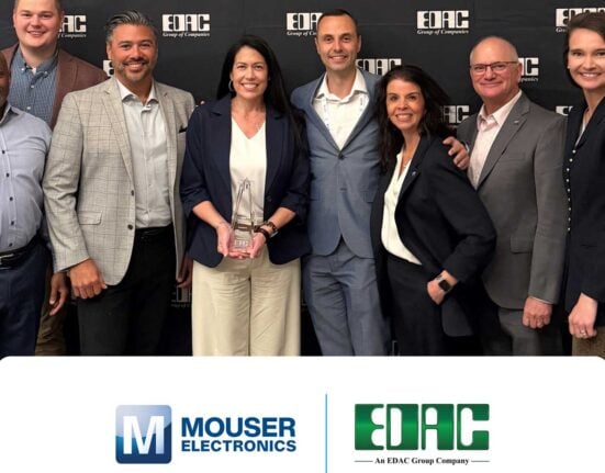 EDAC Group honours Mouser Electronics with award