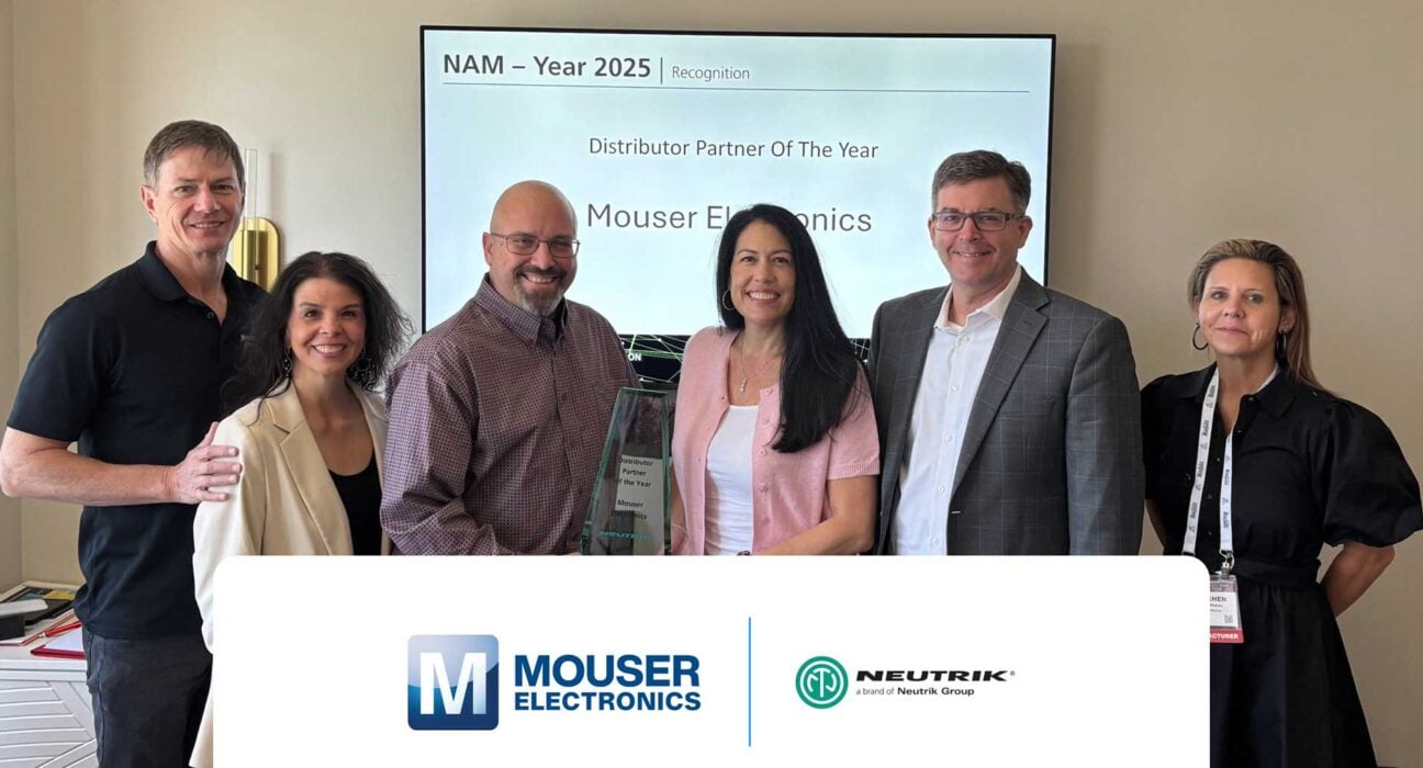 Mouser earns NEUTRIK America's top awards