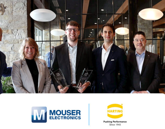 Mouser Electronics honoured with HARTING distributor award